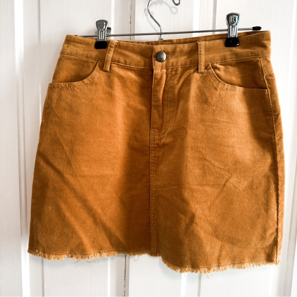Forever 21 corduroy Camel Mini Skirt